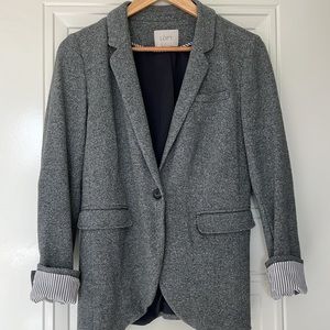 Loft Soft Cotton Blazer with Contrast Lining